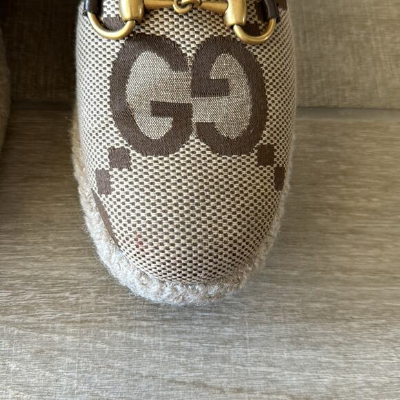 Gucci Fria GG Jumbo Logo Horsebit Shearling Lined Boots Size: 37.5 - Picture 8 of 12